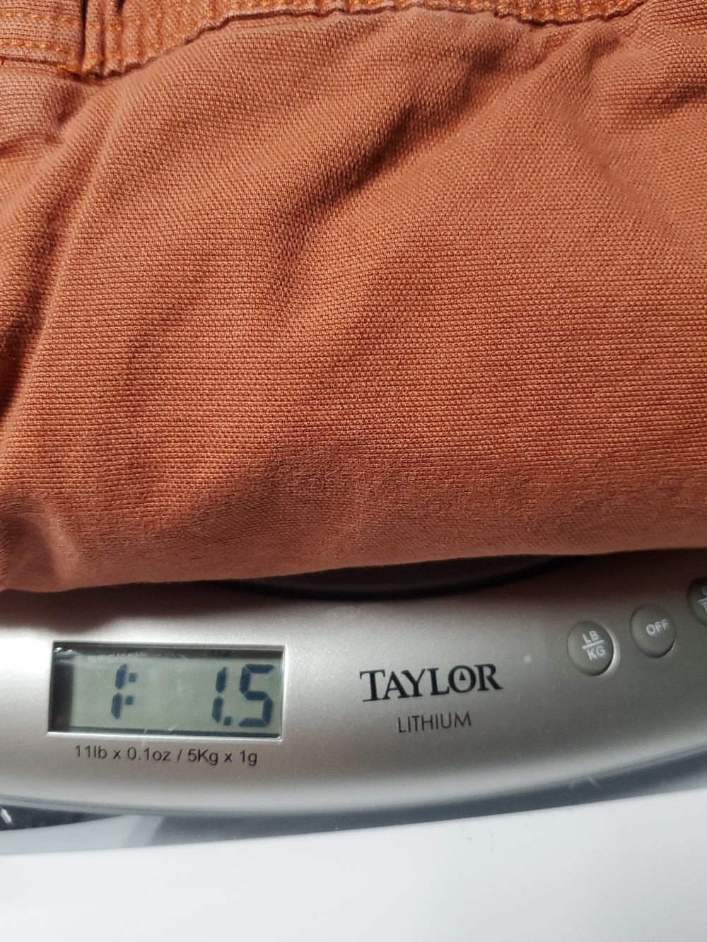 Topo Designs Mens Dirt Pants Size Large Classic Burnt Orange Organic Cotton Blen - Picture 15 of 16